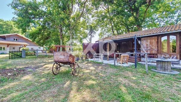 Propriété au bord du lac de Biscarrosse
