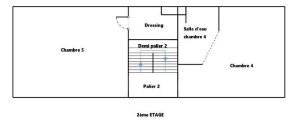 Maison 148m2, 5 chambres, 3 salles d'eau, terrain 383m2