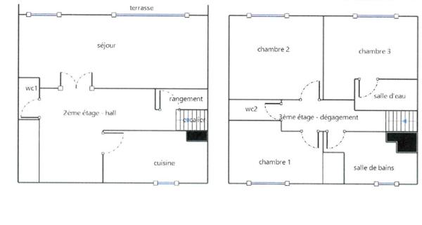 INVESTISSEMENT LOCATIF Appt duplex - T4 - 3 chambres - 84 m² - Résidence avec piscine - Plan-de-Cuques (13380)