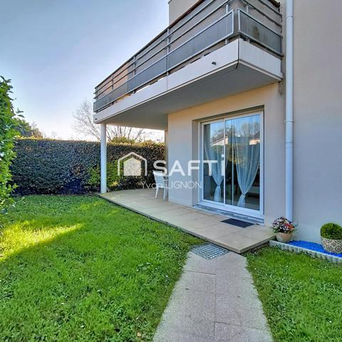 T3 avec jardin privatif au calme