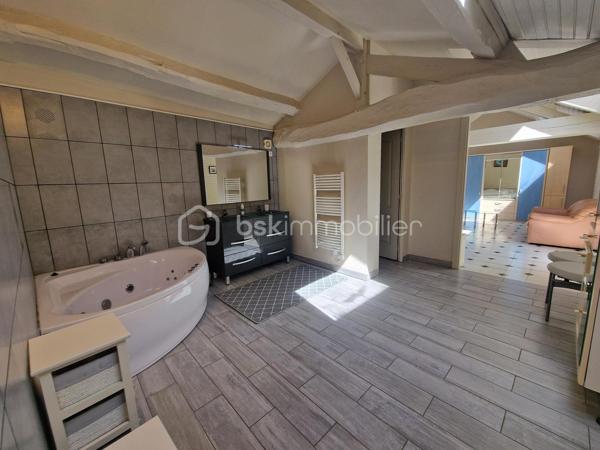 Dans la commune de RANTON  (86) à 40 mn de SAUMUR et à 1h de POITIERS et du FUTUROSCOPE, je vous propose cette  belle maison FAMILIALE  de 6 chambres,  de 290 m2 sur une parcelle de 3500 m2 env.

Maison comprenant au rez-de-chaussée : 
Belle cuisine aménagée et équipée, buanderie (ou arrière cuisine) avec ancien four à pain, VASTE SEJOUR  avec cheminée insert.
Grande  VERANDA avec store, TERRASSE 
2 chambres (une avec cheminée insert, l'autre cheminée ouverte) Une  salle d'eau avec DOUCHE ITALIENNE

1er étage : 
Palier avec WC desservant 3 CHAMBRES SUITES , une avec salle d'eau, une deuxième avec salle de bains/wc  et la troisième avec salle d'eau/wc.
Grande TERRASSE

2ème étage : grande chambre (dortoir) avec salle de bains et WC

Espace DETENTE :  Une dépendance COUVERTE avec une PISCINE CHAUFFÉE, un JACUZZI. une Grande cave, un GARAGE 
La propriété  est décorée avec beaucoup de goût.

LES + :  Fenêtres en DOUBLE VITRAGE,  cheminée avec insert , toiture en ardoise en très bon état. Possibilité vente avec mobilier.

Idéal grande famille, ou pour un GITE, ou MAISON D'HOTE pour un revenu complémentaire ou Investisseurs

Contact pour visite : Estelle André au 06 62 79 05 07 ou mail  e.andre@bskimmobilier.com
                                   Isabelle Bassac au 06 33 64 15 64 ou mail  i.bassac@bskimmobilier.com
