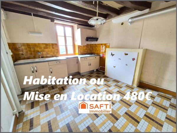 DESCARTES centre Maison libre à HABITER ou LOUER 480€