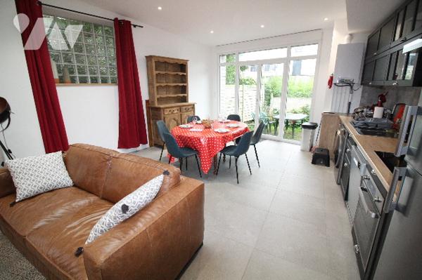 APPARTEMENT en RDC avec jardin privatif 3 Chbres 91 m² 5 mn à pied de la mer