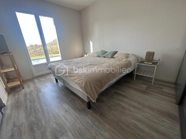 À 5 mn du centre-ville d Agen, à proximité des bus, des écoles et des commerces, profitez de cette belle maison contemporaine aux prestations indéniables.
Sur une belle parcelle en hauteur, sans vis à vis, la maison vous ouvre ses portes sur une belle entrée qui vous accueille avec accès à une superbe pièce de vie ouverte sur la vue extérieure, la cuisine équipée est semi ouverte permettant de recevoir ou de cuisiner en tranquillité.
Côté nuit, vous disposez de 4 belles chambres avec placards dont une suite parentale avec dressing et salle d eau.
Une salle de bains indépendante avec douche et baignoire.
2 wc indépendants, nombreux placards.
Double garage et buanderie.
À l extérieur la piscine (2023) vous attend avec ses belles terrasses.
Très bonne Isolation, chauffage assuré par pompe à chaleur au sol, tout à l égout.
A visiter sans tarder !