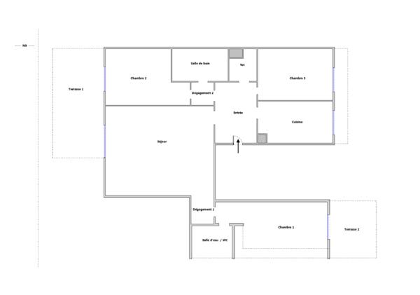 Appartement Saint Denis 4 pièces 120,46 M² m2