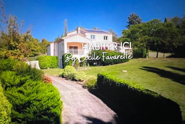 Maison familiale 5 chambres, grand terrain, panneaux solaires –Villeneuve-sur-Lot - Lot et Garonne