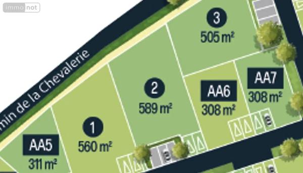 Achat - Terrain à bâtir Feneu 49460 589 m 2