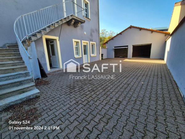 Centre ville Appart rdc cour fermée et garage...