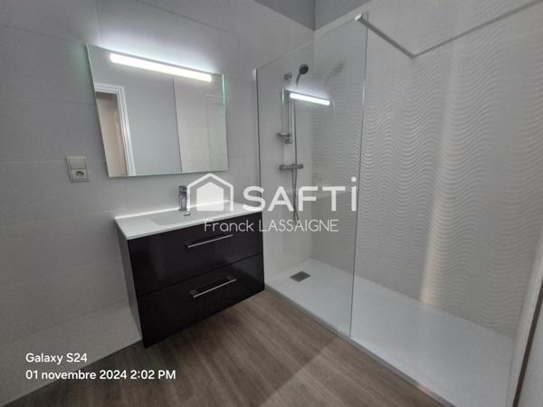 Centre ville Appart rdc cour fermée et garage...