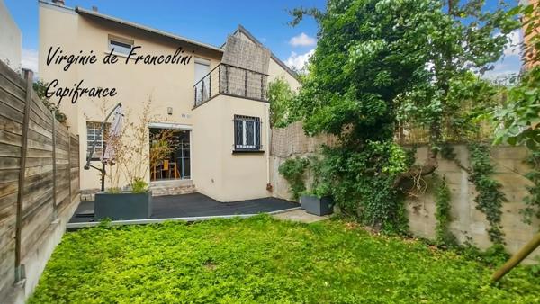 Montreuil-A vendre maison 5p-Parfait état-3/4 chambres-122m2 au sol-Terrasse,jardin,cour,balcon-Garage-11mn métro L9