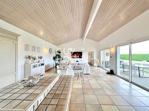 Maison de plain pied proche d'HAGETMAU de 111 m² avec piscine