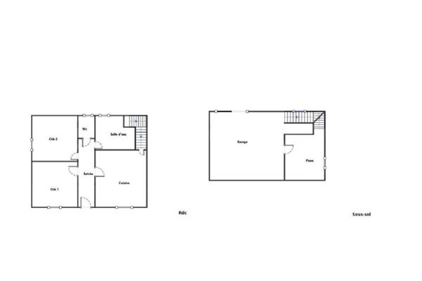 Exclusivité !! Côtes d'Armor. 22940 Plaintel. Maison en pierres de plain-pied, 2 chambres, garage, terrain