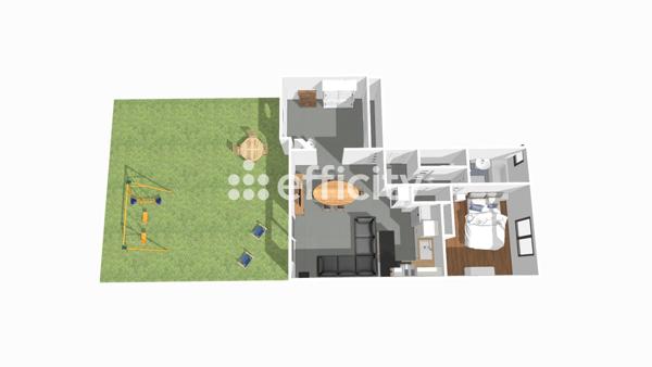 Appartement 3 pièces - 61 m²