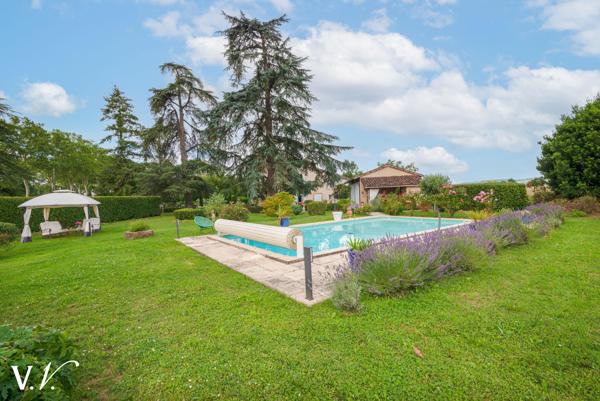 Lisle sur Tarn Charmante Maison de Maître du 19ème