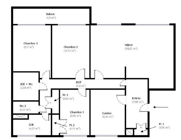 Appartement Paris 15e - VOLONTAIRES
