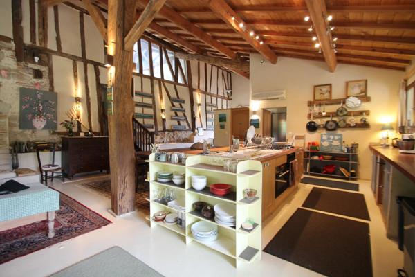 Maison à vendre 7 pièces proche de MARMANDE (47) 334m² - Piscine- Séchoir à tabac- Terrain 51649m²