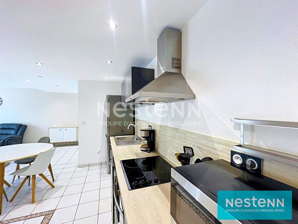 VENTE APPARTEMENT T2 SAINT BRIEUC PROCHE GARE AVEC BALCON ET STATIONNEMENT