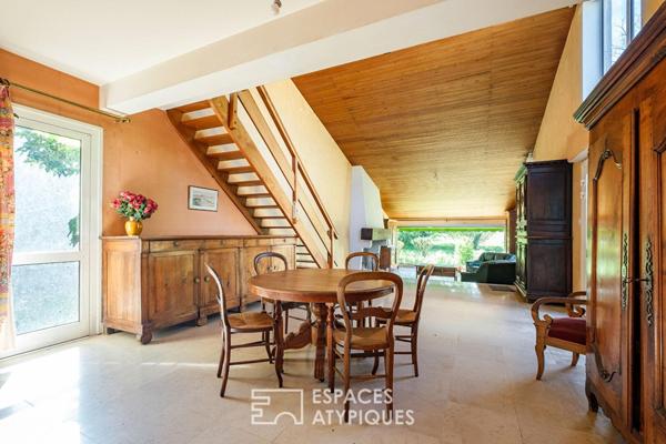 Maison d’architecte seventies à réinventer