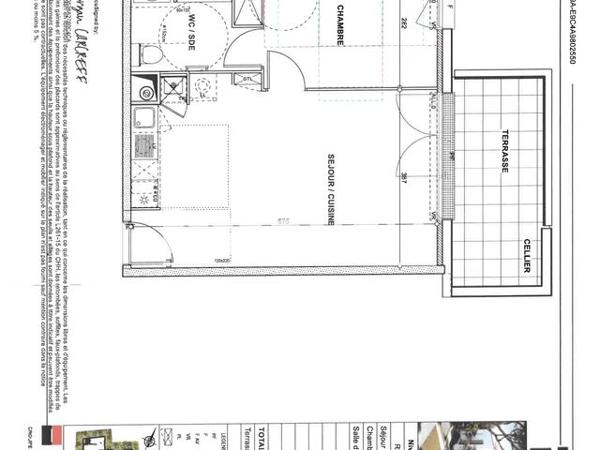 Location Appartement 2 pièces 43.8 m² - 12 CHEMIN COTE DE CORNAUDRIC L Union 31240