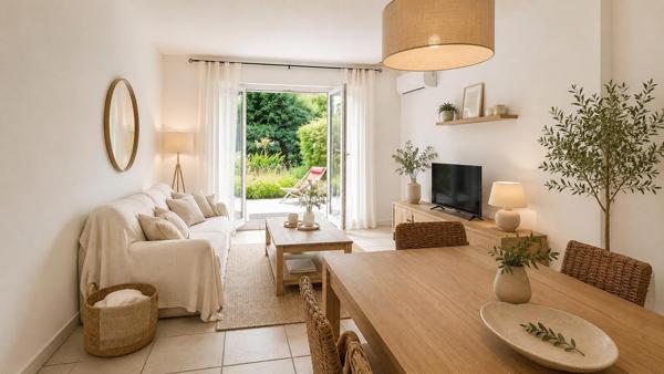Appartement 2 pièces avec jardin à Hyères