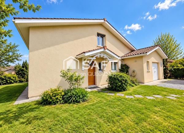 Maison familiale de 127 m² habitables, beau jardin, garage