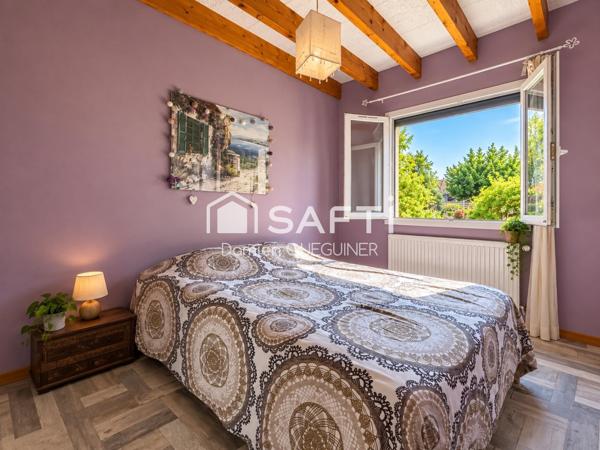 Maison familiale de 127 m² habitables, beau jardin, garage