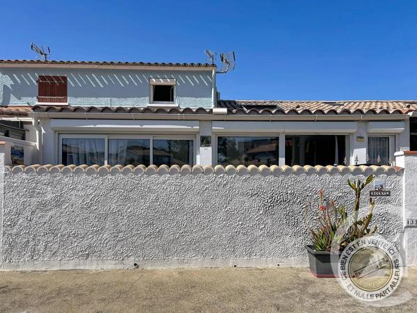 Maison à vendre  4 pièces - 47,70 m 2   LE BARCARES  - 66