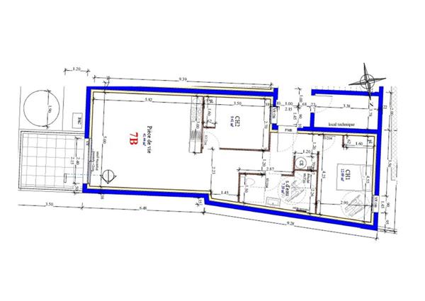 Appartement La Mothe Achard 3 pièces - 70.92 m²