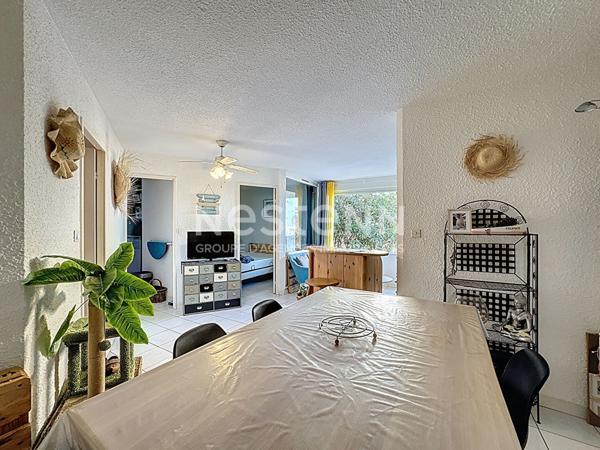 Beau rez-de-chaussee avec 2 chambres et vue port