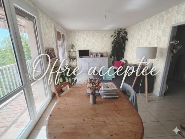 Appartement à vendre 2 ou 3 chambres, 82,92m², 7ème étage, balcon, box, garage, vue sur parc et Vercors, orienté plain Sud VALENCE (26)