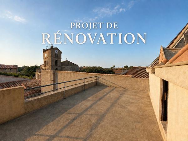 Projet de rénovation – Maison de maître de 230 m² et seconde habitation possible – Coursan