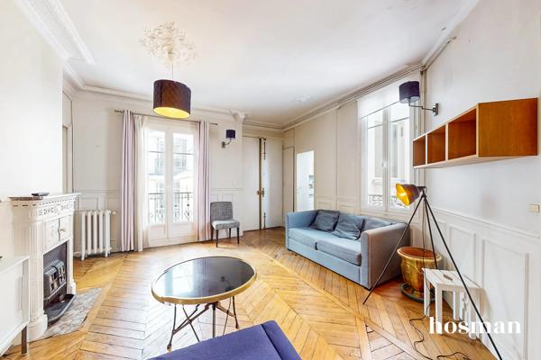 Appartement 3 pièces de 59 m² avec cave et chambre de service - Rue Juliette Lamber, Paris