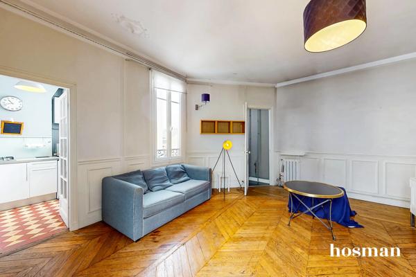 Appartement 3 pièces de 59 m² avec cave et chambre de service - Rue Juliette Lamber, Paris