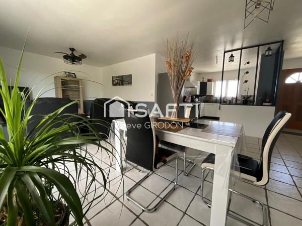 Maison de plain-pied vendue louée, offrant un investissement locatif sécurisé avec locataire en place.