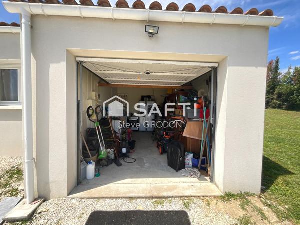 Maison de plain-pied vendue louée, offrant un investissement locatif sécurisé avec locataire en place.