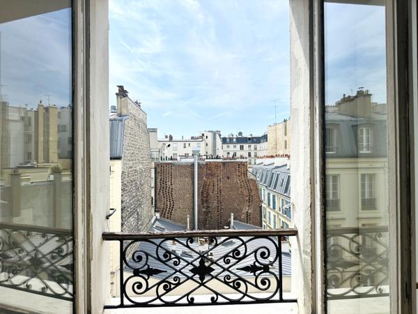 Studio 20,15 m² – Paris 17e – Dernier étage