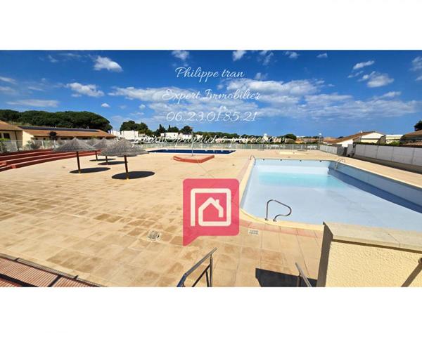 Maison T3 de plain-pied à 200 mètres de la mer Jardin privatif