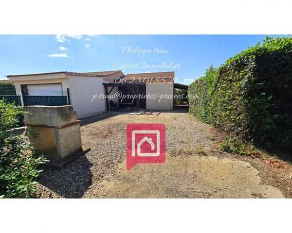 Maison T3 de plain-pied à 200 mètres de la mer Jardin privatif