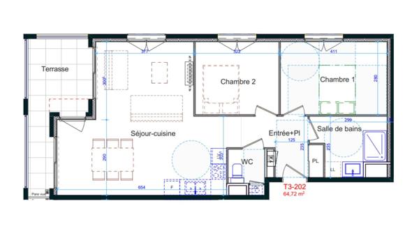 Appartement à vendre 3 pièces 65 m² Lyon 5