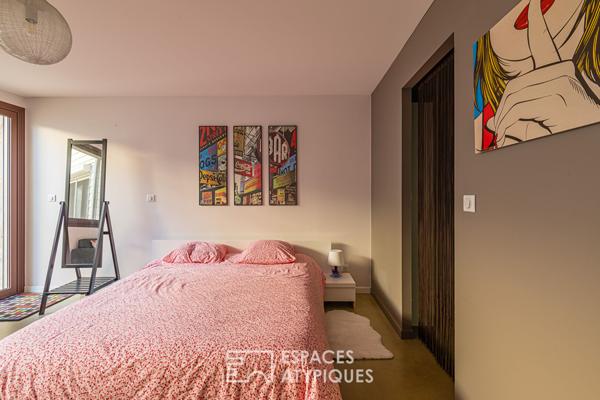 Loft avec piscine et garage aux Chartrons