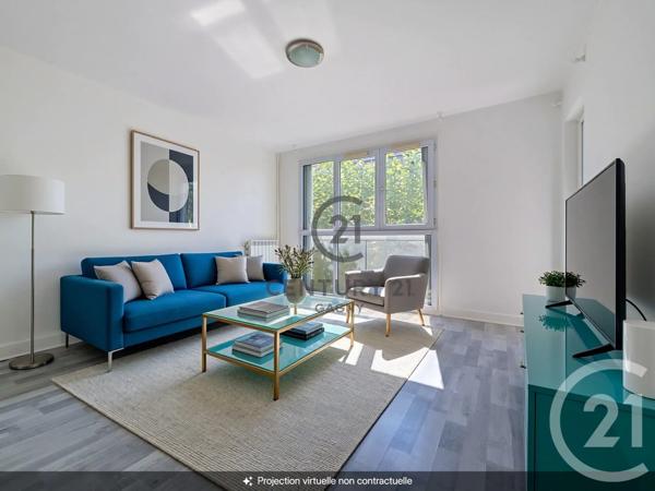 Appartement F3 à vendre  3 pièces - 57,89 m 2   GAGNY  - 93