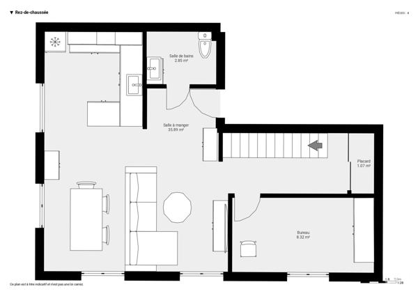 Appartement T5 à vendre  5 pièces - 87,05 m2 ST PAUL EN CHABLAIS - 74