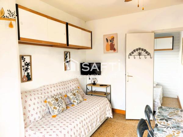 Charmant T2 de 24m²,meublé,avec balcon,vue dégagée