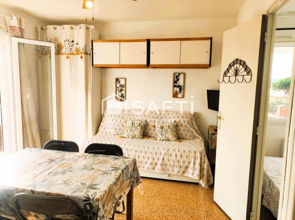 Charmant T2 de 24m²,meublé,avec balcon,vue dégagée