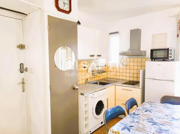 Charmant T2 de 24m²,meublé,avec balcon,vue dégagée