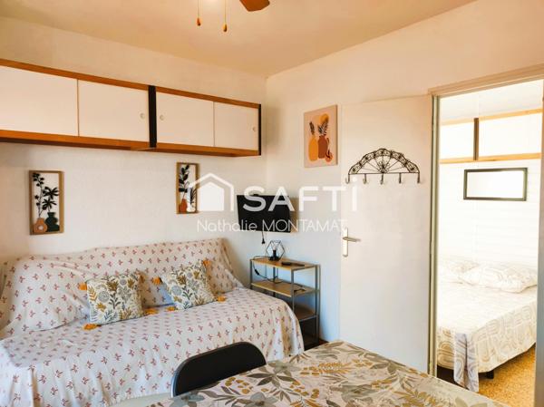 Charmant T2 de 24m²,meublé,avec balcon,vue dégagée