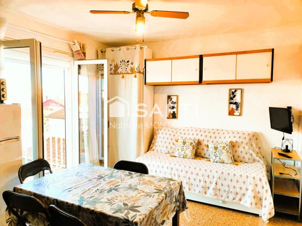 Charmant T2 de 24m²,meublé,avec balcon,vue dégagée