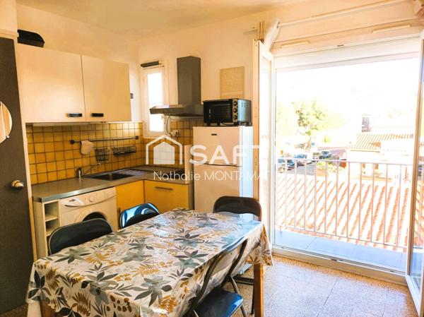 Charmant T2 de 24m²,meublé,avec balcon,vue dégagée