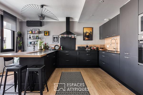 Maison de ville avec piscine, studio indépendant et garage