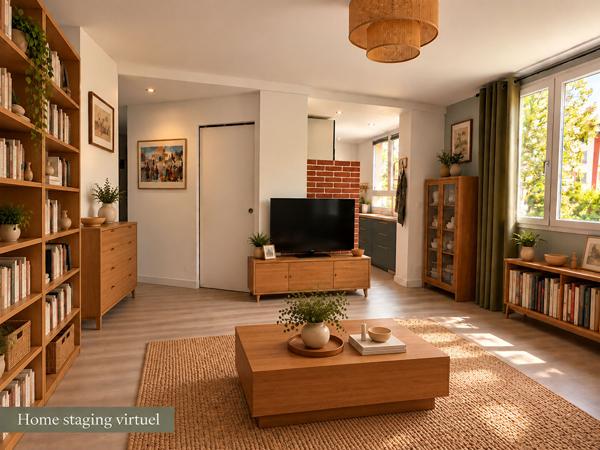 Nanterre 3 pièces 47 m² proche RER A
